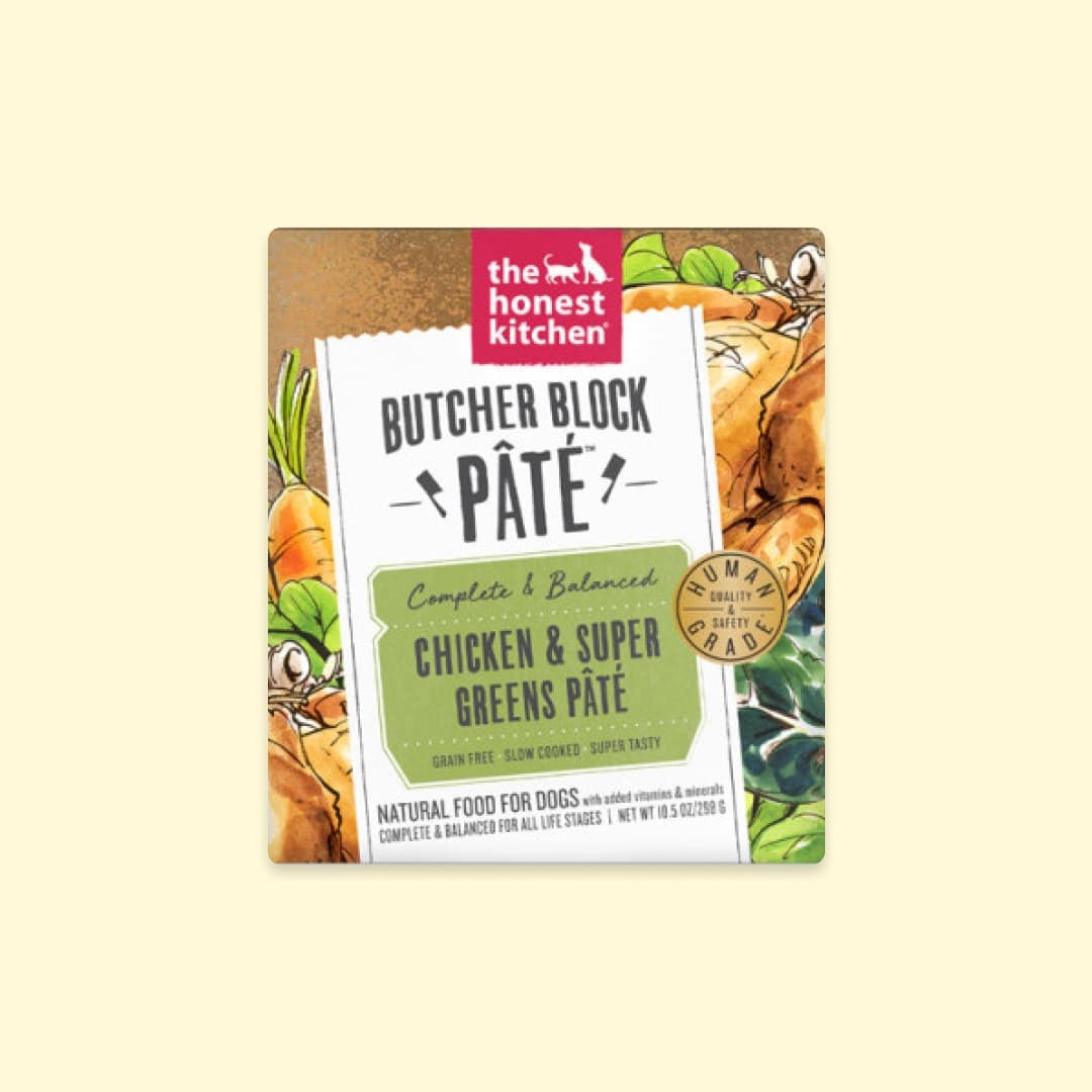 [강아지] 디어니스트키친 부처블럭 파테 치킨&수퍼그린 298g