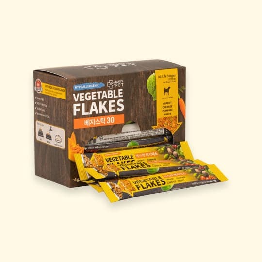 [공용] 벅스펫 베지믹스 베지스틱 야채토퍼 4gX30개입