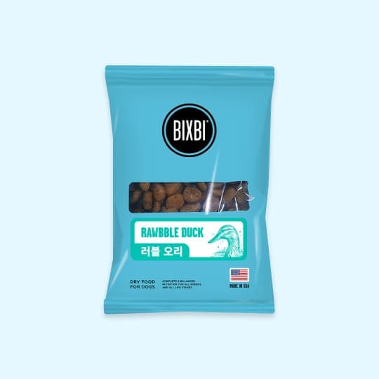 [강아지] 빅스비 러블 키블사료 LID 오리 맛보기용 샘플 50g