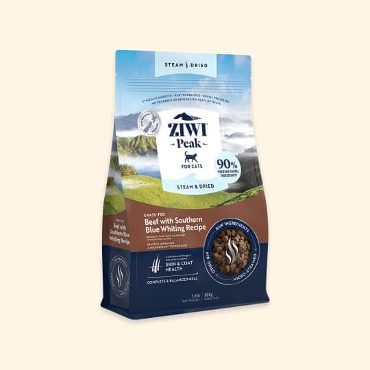 [고양이] 지위픽 캣 스팀드라이 소고기&생선 800g