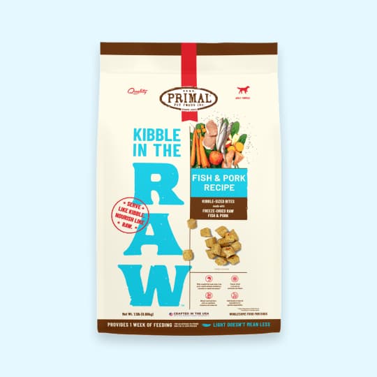 [강아지] 프라이멀 키블인더로우 동결건조 피쉬&포크 680g