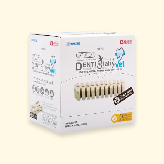 [강아지] 포켄스 덴티페어리 베트(VET) 덴탈껌 디스펜서 S 50개입(430g/낱개포장)