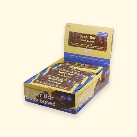 [강아지] 고위드테일 수제간식 슈퍼바 오리 1박스 (25gX12개)