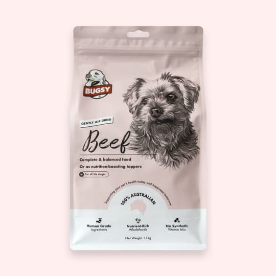 [강아지] 벅시 에어드라이 전연령 사료 소고기 1.1kg