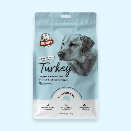 [강아지] 벅시 에어드라이 전연령 사료 칠면조 1.1kg