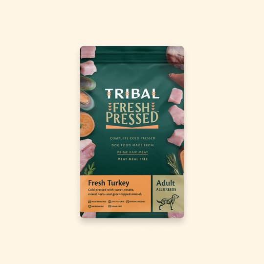 [강아지] 트라이벌 프레쉬 프레스드 키블 칠면조 2.5kg(성견용)