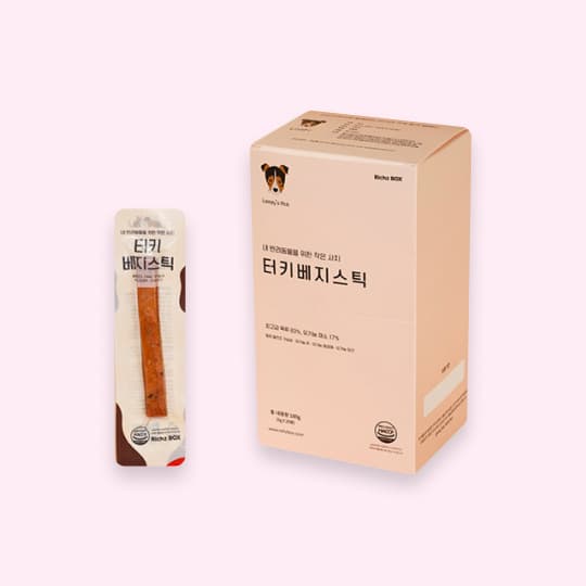 [공용] 리치즈박스 수제간식 쫄깃 터키 베지스틱(20개입)