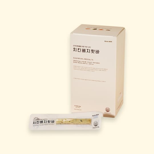 [공용] 리치즈박스 수제간식 말랑말랑 치킨 베지핫바(20개입)