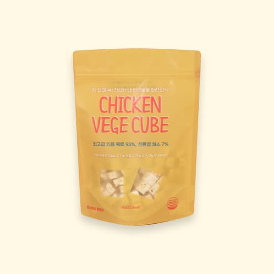 [공용] 리치즈박스 저칼로리 칭찬 간식 치킨 베지큐브 45g