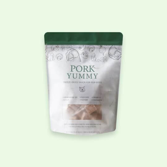 [공용] 리치즈박스 동결건조 간식 포크 야미 45g(레귤러 사이즈)