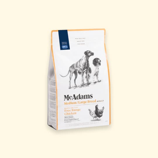 [강아지] 맥아담스 독 키블 자유방목 홀치킨 2kg(중대형견용)