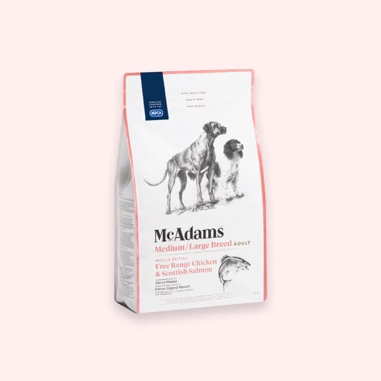 [강아지] 맥아담스 독 키블 자유방목 홀치킨&연어 2kg(중대형견용)