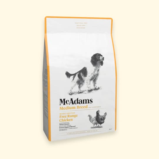 [강아지] 맥아담스 독 키블 자유방목 홀치킨 5kg(중대형견용)