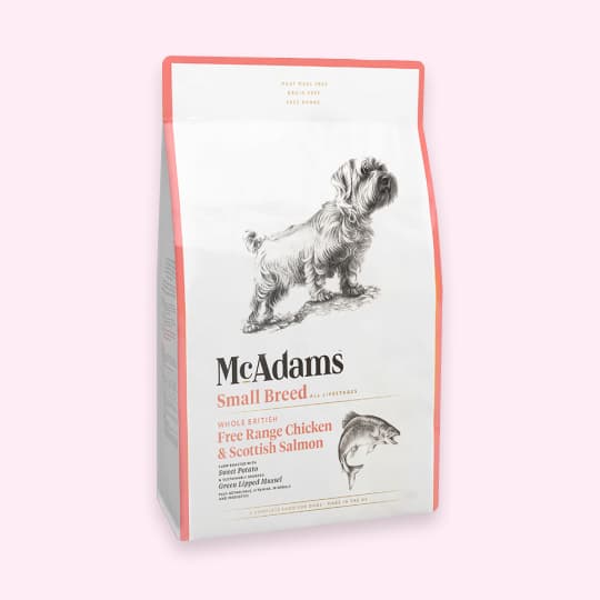 [강아지] 맥아담스 독 키블 자유방목 홀치킨&연어 5kg(소형견용)