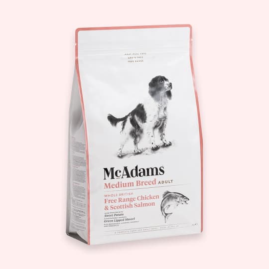 [강아지] 맥아담스 독 키블 자유방목 홀치킨&연어 5kg(중대형견용)