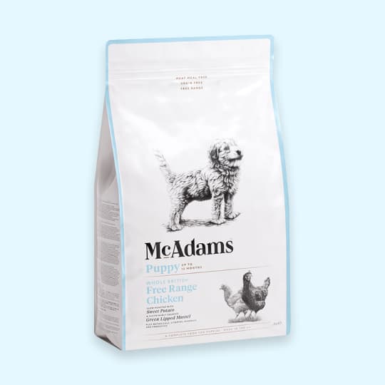 [강아지] 맥아담스 독 키블 자유방목 홀치킨 5kg(퍼피용)