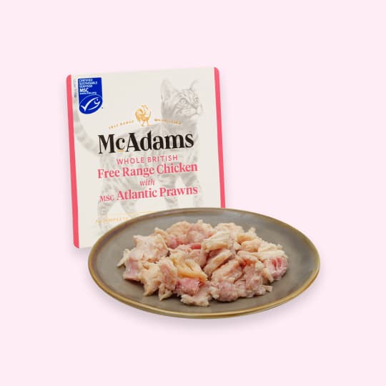 [고양이] 맥아담스 캣 자유방목 치킨 & MSC 아틀랜틱 새우 100g