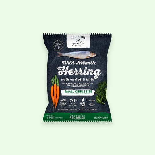 [강아지] 고네이티브 스몰브리드 키블 청어 맛보기용 샘플 40g