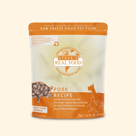 [강아지] 스티브스 리얼푸드 동결건조 돼지 566g