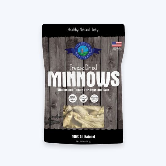 [공용] 셰퍼드보이팜즈 동결건조 간식 미노스(피라미) 56.7g