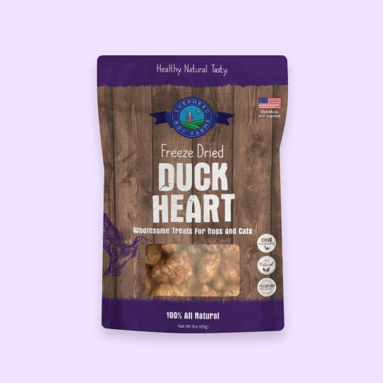 [공용] 셰퍼드보이팜즈 동결건조 간식 오리 심장 85g