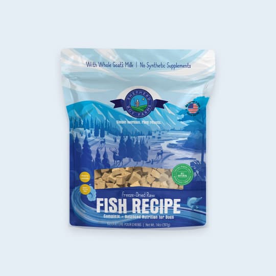 [강아지] 셰퍼드보이팜즈 동결건조 전연령 사료 피쉬 메들리(참치&연어) 397g