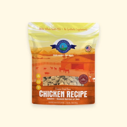 [강아지] 셰퍼드보이팜즈 동결건조 전연령 사료 치킨(닭고기) 397g