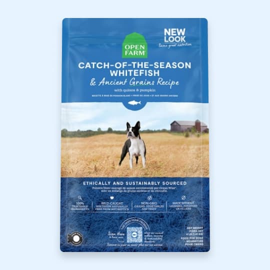 [강아지] 오픈팜 독 에이션트 그레인 키블 흰살생선 9.97kg