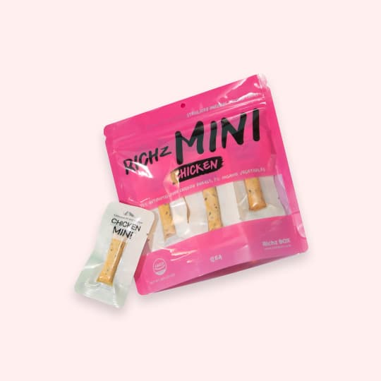 [공용] 리치즈박스 수제간식 말랑촉촉 텐더형 미니 치킨(12개입)