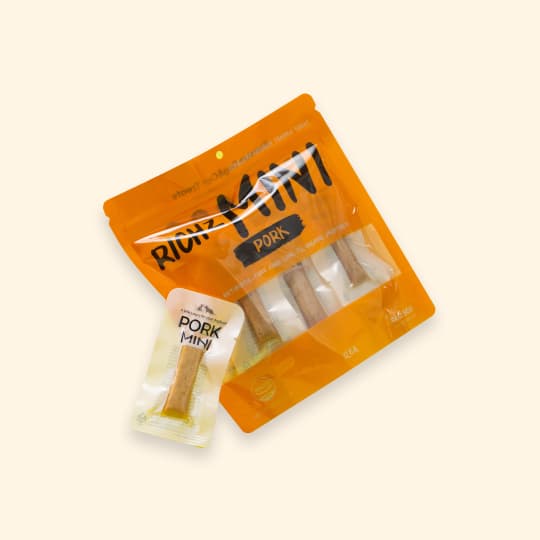 [공용] 리치즈박스 수제간식 말랑촉촉 텐더형 미니 포크(12개입)