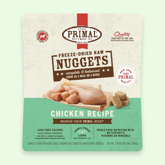 [강아지] 프라이멀 동결건조 너겟 치킨 397g