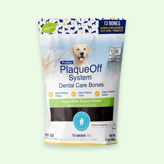 [강아지] 프로덴 플라그오프 덴탈케어 본 혼합야채 482g