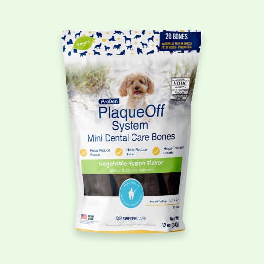 [강아지] 프로덴 플라그오프 덴탈케어 본 미니 혼합야채 340g