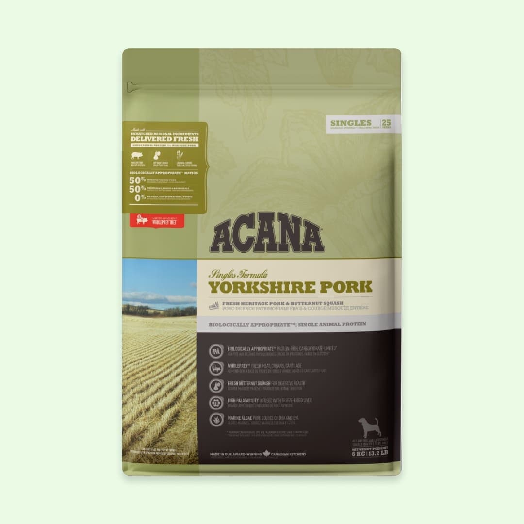 [강아지] 아카나 요크셔포크(돼지) 6kg(단일 단백질&그레인프리)