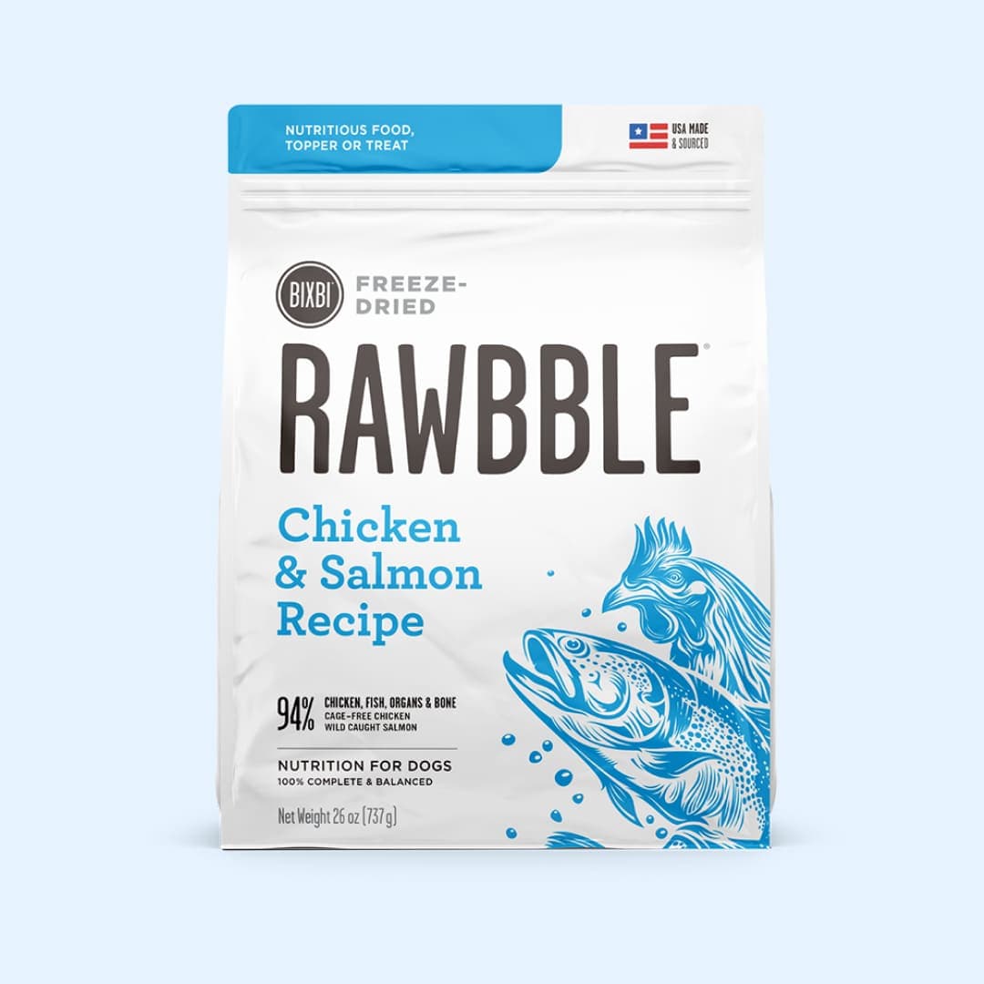 [강아지] 빅스비 러블 동결건조 치킨&연어 737g