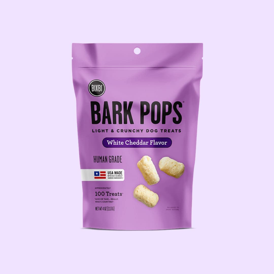 [강아지] 빅스비 바크팝 다이어트간식 화이트 체다치즈 113g