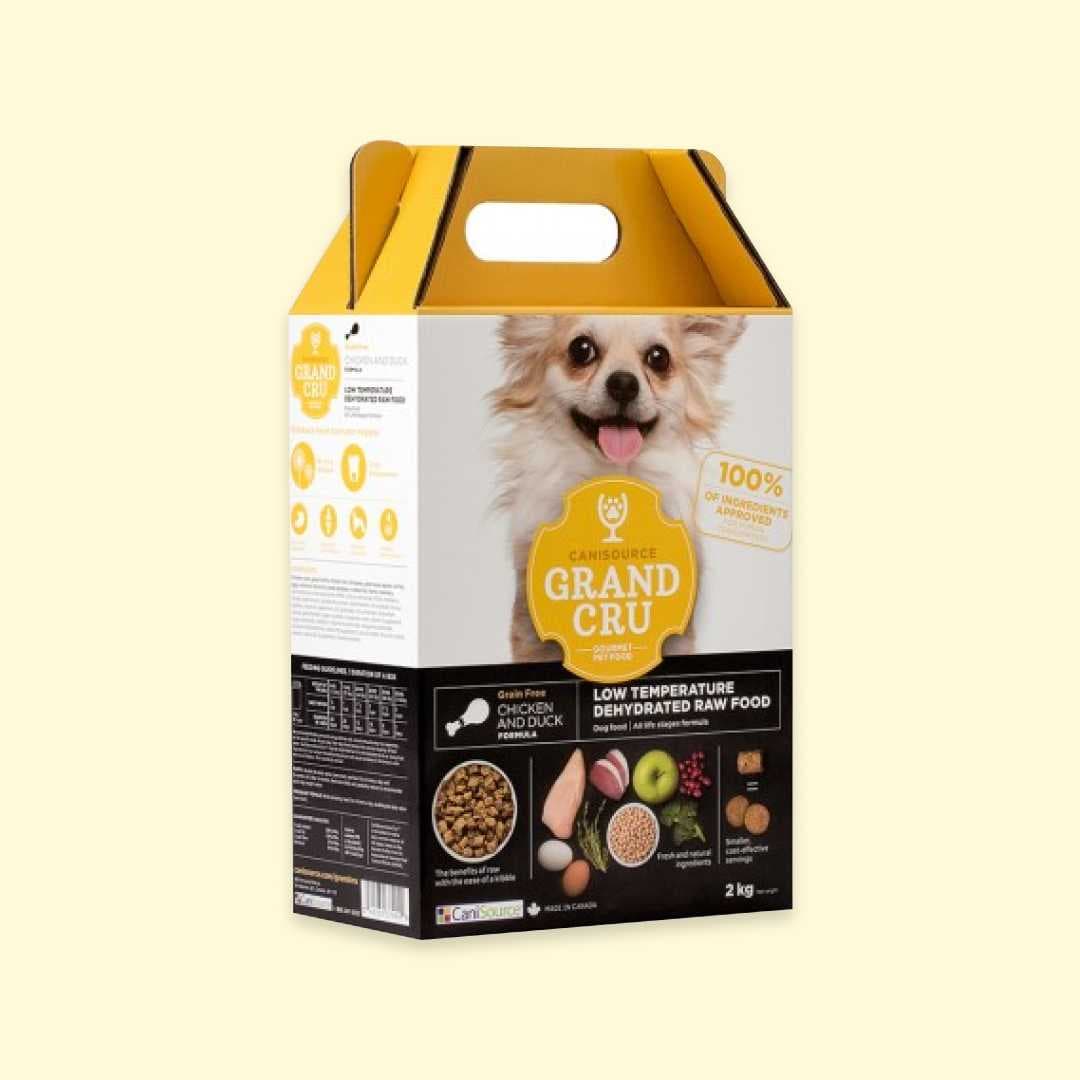 [강아지] 캐니소스 그랑크뤼 에어드라이 사료 닭고기와 오리 2kg