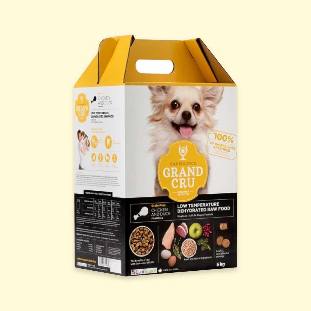 [강아지] 캐니소스 그랑크뤼 에어드라이 사료 닭고기와 오리 5kg