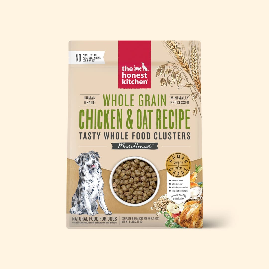 [강아지] 디어니스트키친 홀푸드 클러스터 홀그레인 치킨&오트 450g