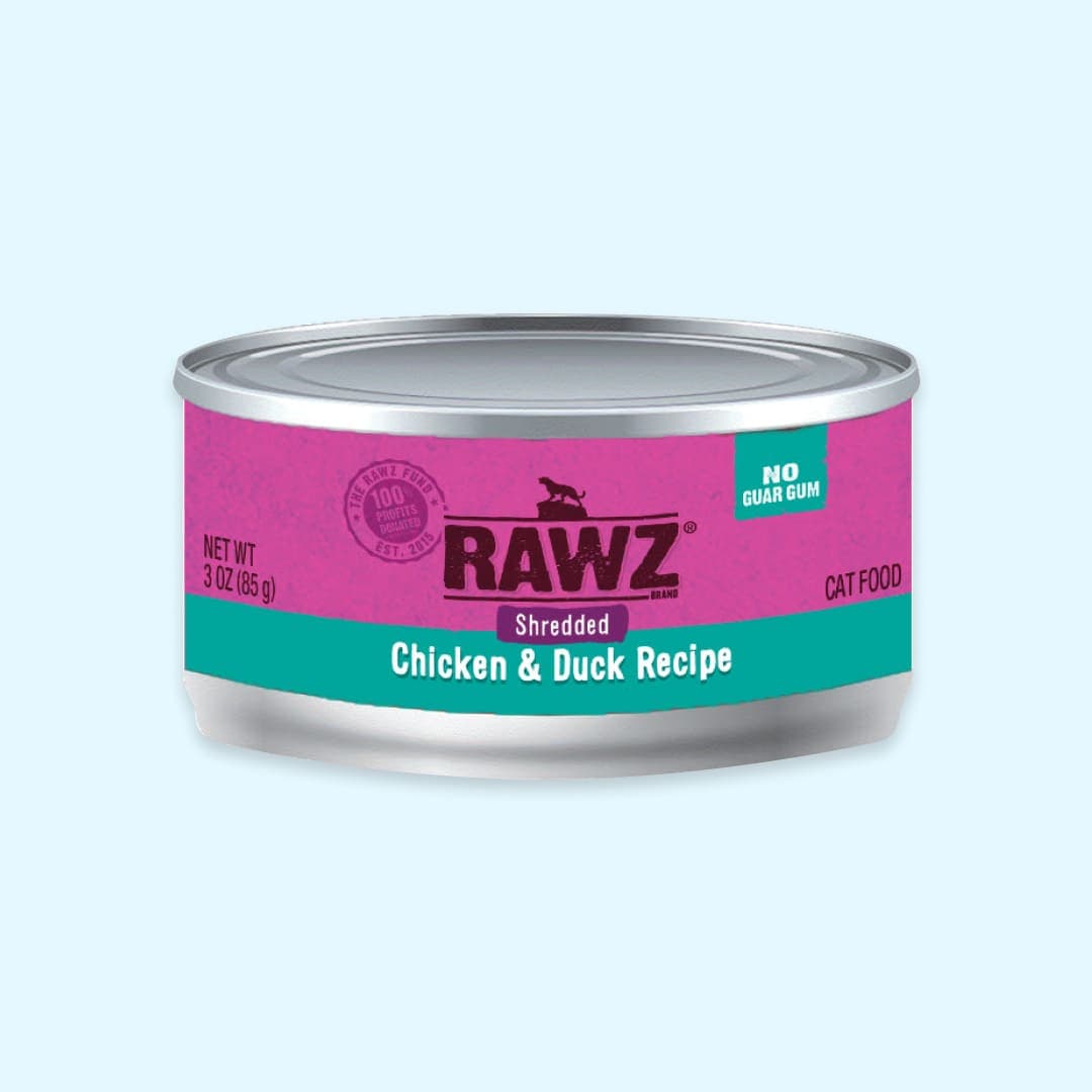 [고양이] 로우즈 슈레디드 캣 캔 치킨&오리 85g
