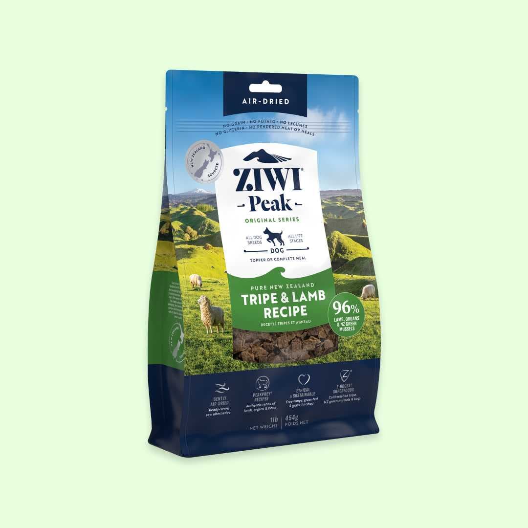 [강아지] 지위픽 에어드라이 트라이프&양고기 454g