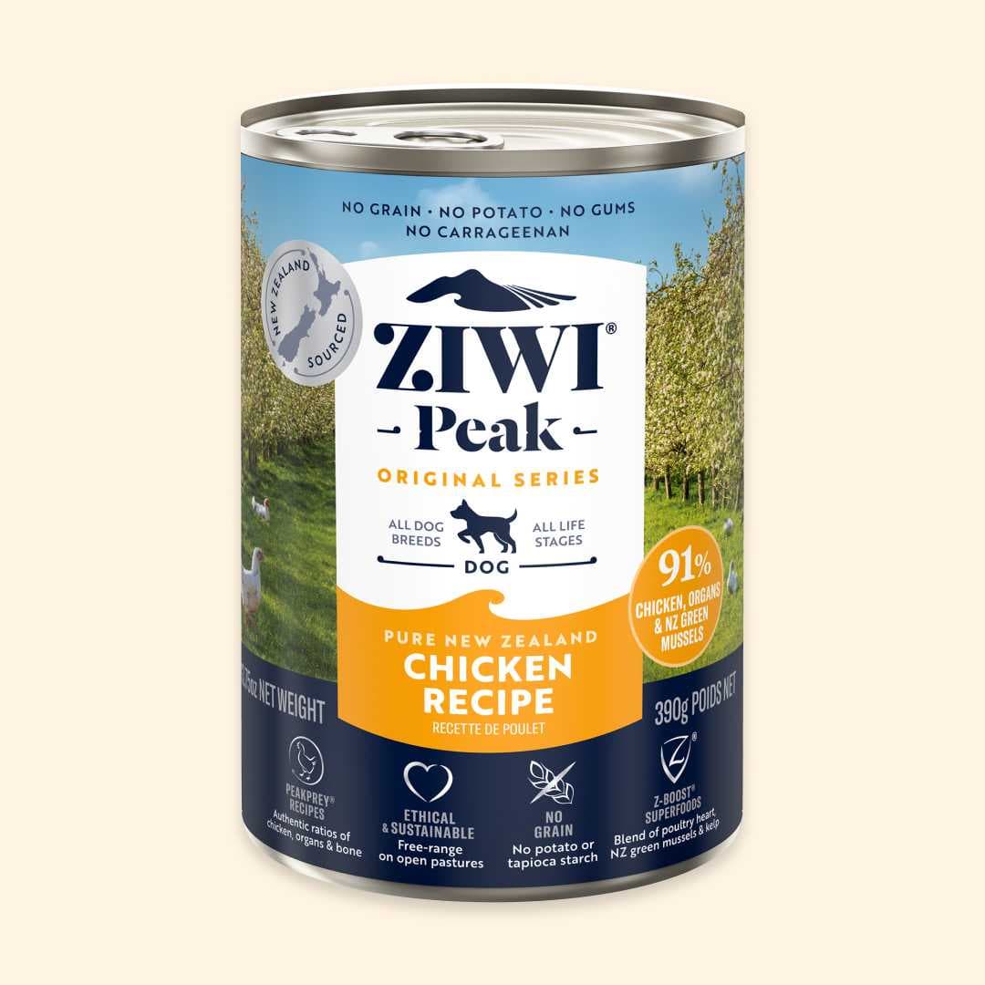 [강아지] 지위픽 습식캔 닭고기 390g