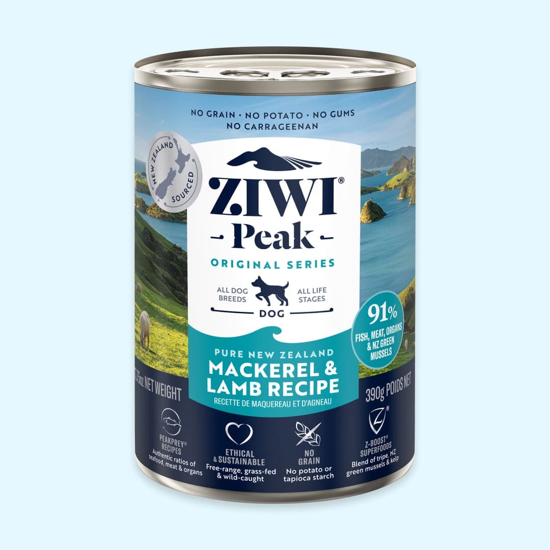 [강아지] 지위픽 습식캔 고등어&양고기 390g